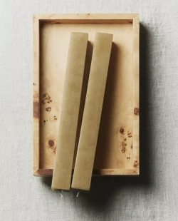 ZARA HOME НАБОР ДЕКОРАТИВНЫХ КВАДРАТНЫЙ СВЕЧЕЙ ( 2 ШТ.), ЗЕЛЕНЫЙ