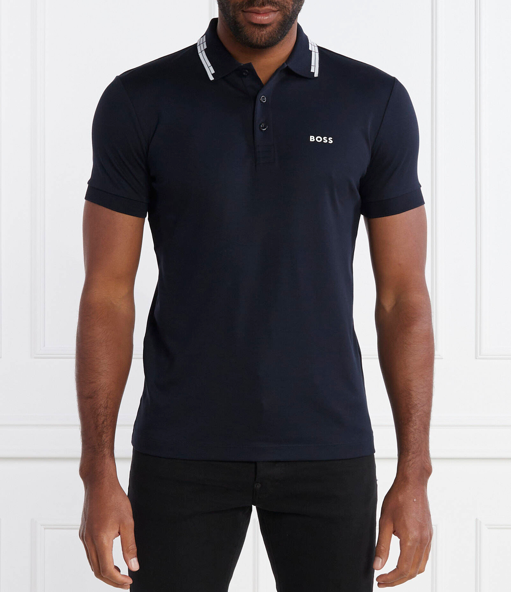 Поло Paule BOSS GREEN - темно-синий(50506180)