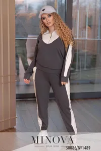Костюм 1489-серый Minova