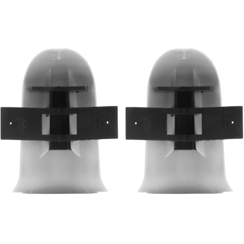 Угол наружный для плинтуса ПВХ Aberhof 70мм, 7000 Белый матовый (2 шт)