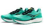 Saucony Triumph 19 Victory low-cut running shoes women's blue, black and green