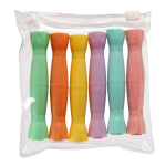 Набор текстовыделетелей CANDY, 6 штук, в ПВХ упаковке