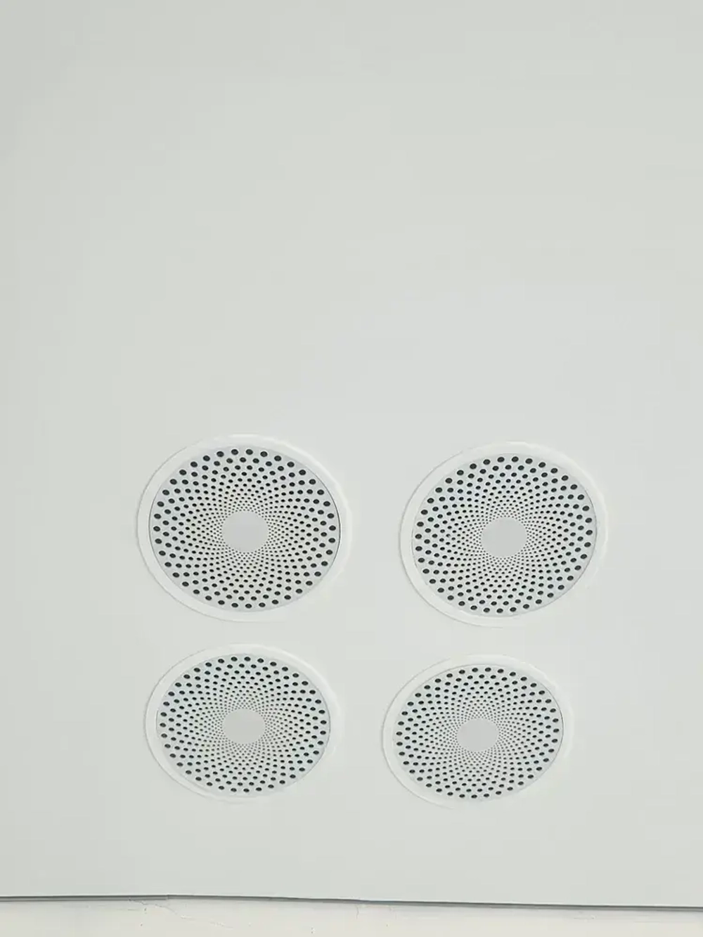 Решетка вентиляционная D110мм для натяжного потолка "Бриз" БЕЛАЯ - 1шт