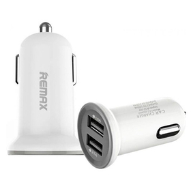 Автомобильное зарядное устройство USB Remax RCC-201 Mini (2 порта) Белый
