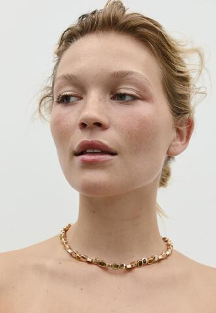 STRADIVARIUS Комплект из 2 ожерелий, золотой