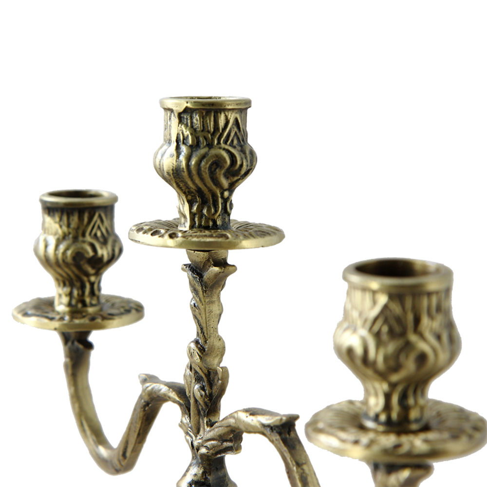 Bello De Bronze Канделябр Триумфато 3-х рожковый, антик