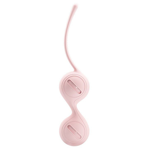 Нежно-розовые вагинальные шарики 3,3см на сцепке Pretty Love Kegel Tighten Up I BI-014490-2