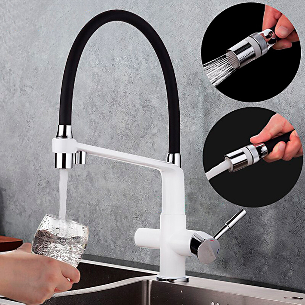 Смеситель для кухни с гибким изливом Gappo G4398-9