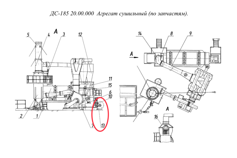 ДС-185 20.09.000 Установка вентилятора