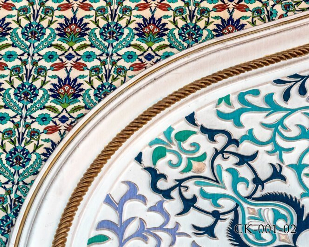 Дизайнерские обои-панно. Коллекция: Ornamentо, Арт.: СК-001-01. Размер: 260 х 370 см.