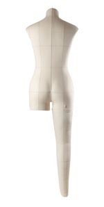 Нога для манекена Моника, размер 44 тип фигуры Песочные часы, бежевая