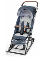 Санки-КОЛЯСКА J1 Joy every day с котятами синий