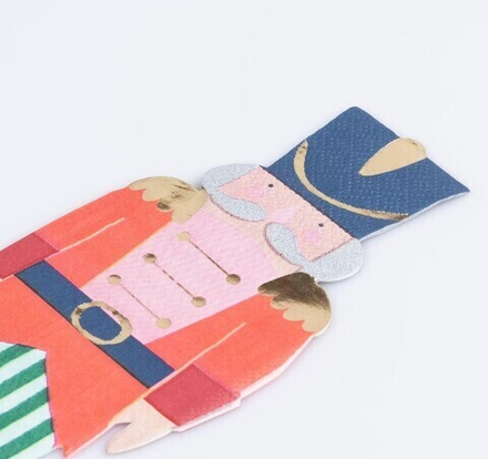 Салфетки фигурные «Щелкунчик» 16 шт. (2025)