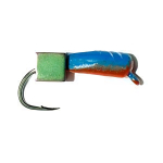 Мормышка Владимирская "Гвоздик крашеный" с кубиком хамелеон