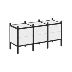 Лофт Прямой стеллаж VR.L-06  1278*446*636