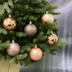 Набор шаров 30шт 6см House of seasons светло-розовый в прозрачной упаковке