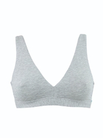 Бюстгальтер-топ с мягкими чашками (Размер: 5B) (Цвет: серый меланж)