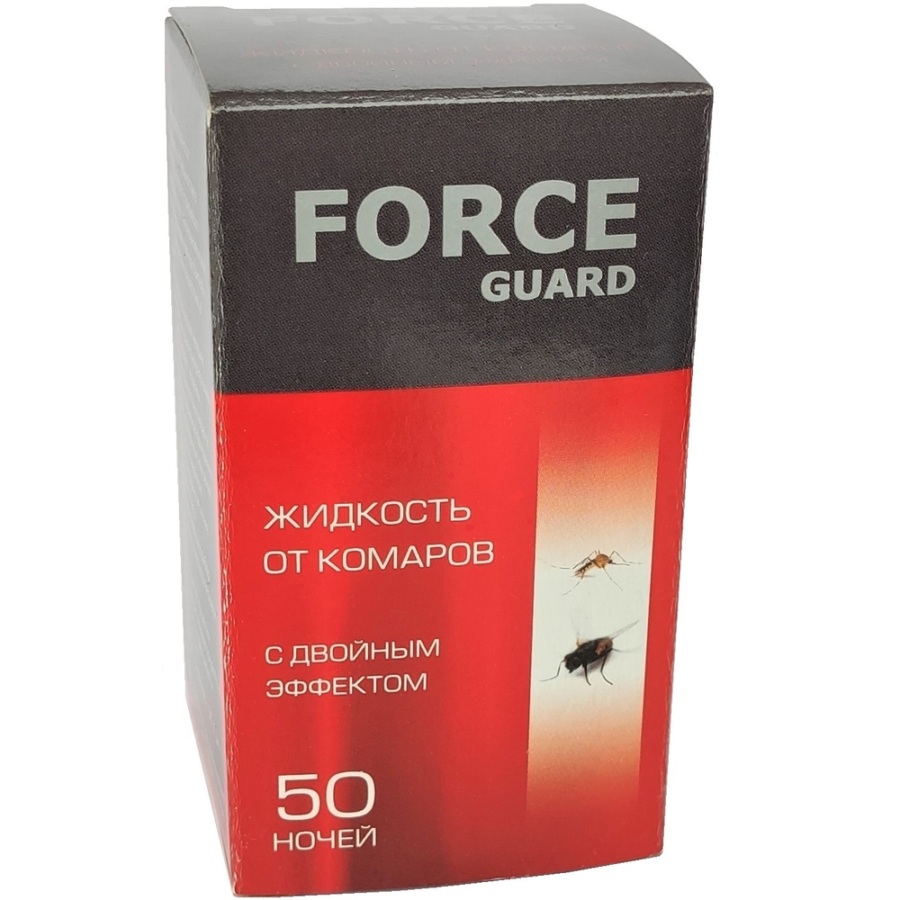 Жидкость от комаров"Force guard"Красная двойной эффект 0114