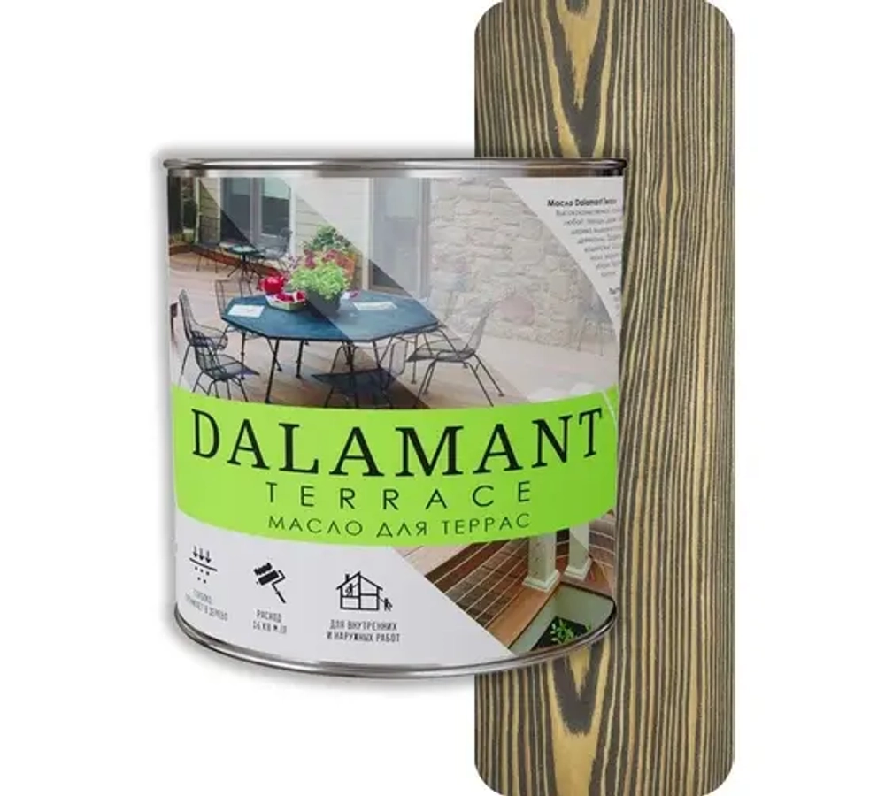 Масло для террас Dalamant Terrace графит