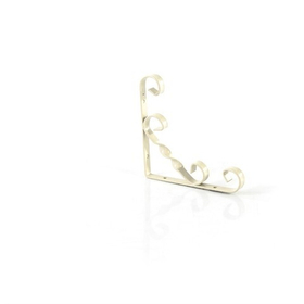 Кронштейн декоративный, 150 х 150 мм, белый Сибртех 94050