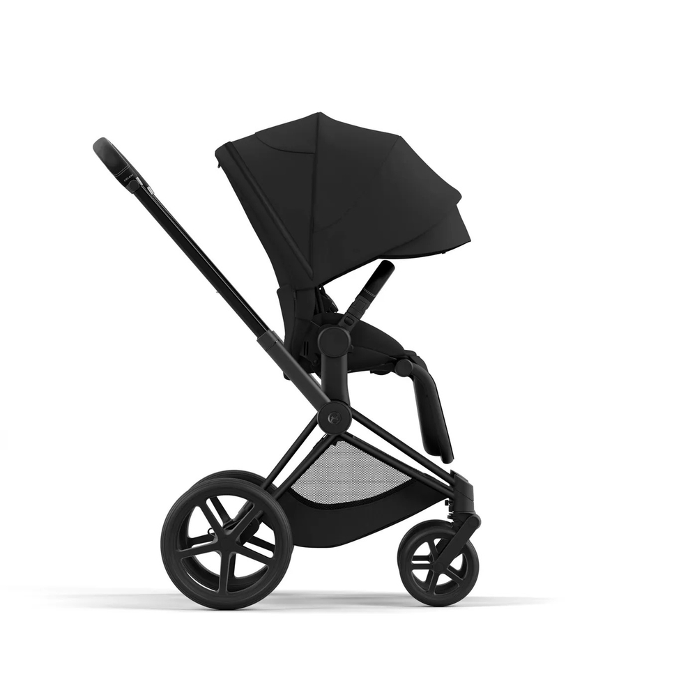 Коляска Cybex Priam IV 3 в 1 цвет Sepia Black на шасси Matt Black