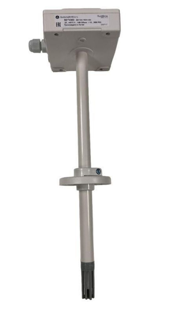 Датчик влажности и температуры канальный 0-10В -20-80град.C PT1000 200мм 24В SE SDHVTP200 Датчик влажности и температуры канальный 0-10В -20-80град.C PT1000 200мм 24В SE SDHVTP200