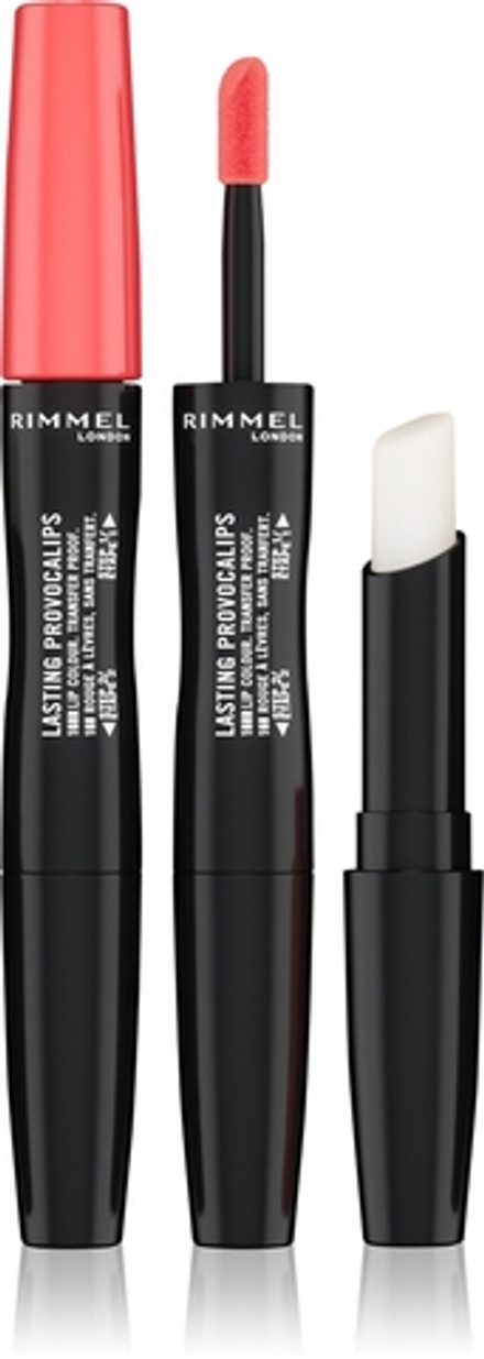 Rimmel Lasting Provocalips Double Ended - Помада для губ - стойкая. оттенок 600 Orange, You Comin?, 3 g