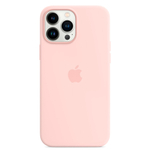 Силиконовый чехол с поддержкой MagSafe Apple Silicone Case для iPhone 13 Pro, Chalk Pink (Розовый мел)