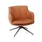 Лаунж кресло Sofia, экокожа терракот