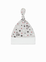 Шапочка-узелок (утепленная) Совушки gray