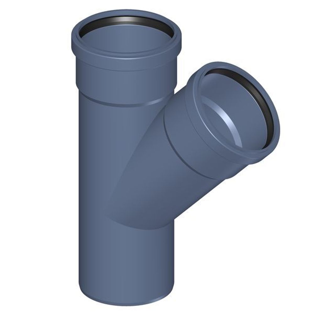 Тройник для внутренней канализации TECE Poloplast 32 х 45°