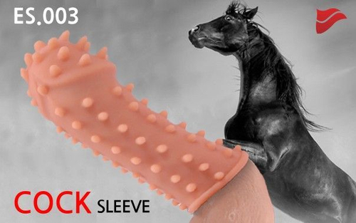 Насадка на фаллос KOKOS Extreme Sleeve 003 M, с шипами, 14,7 см