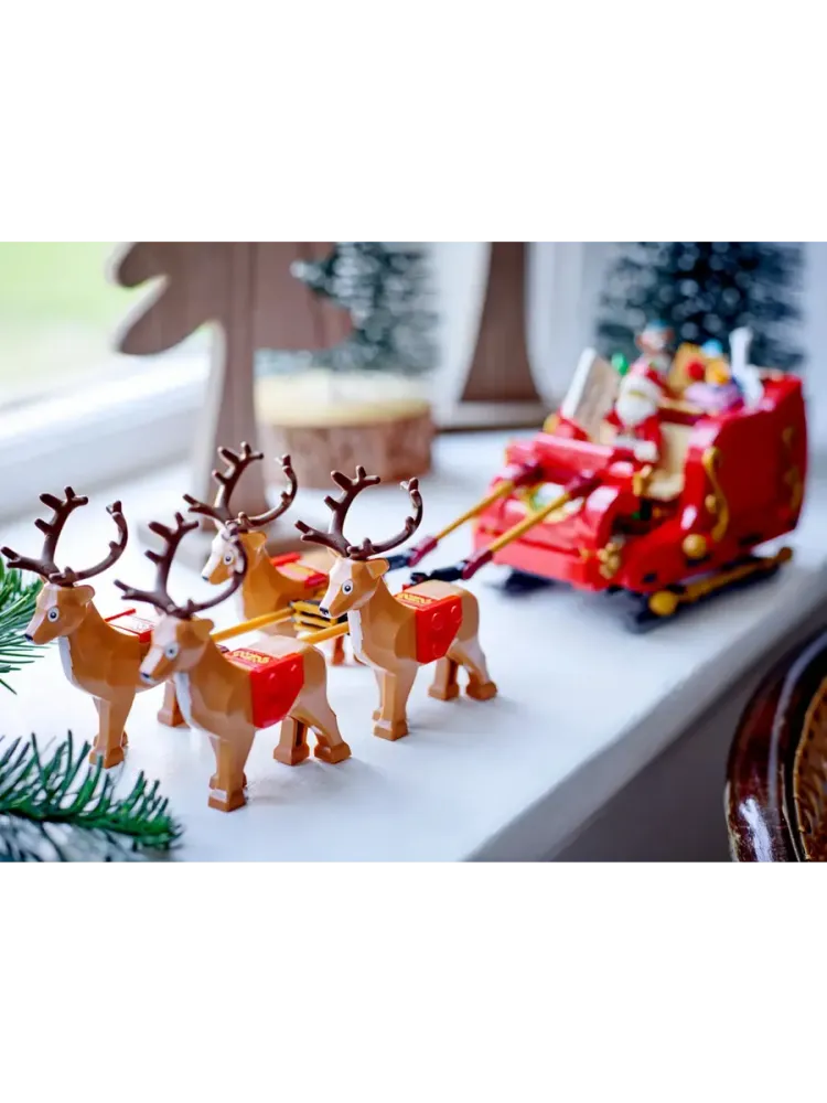 Конструктор новогодний 40499 Сани Санты