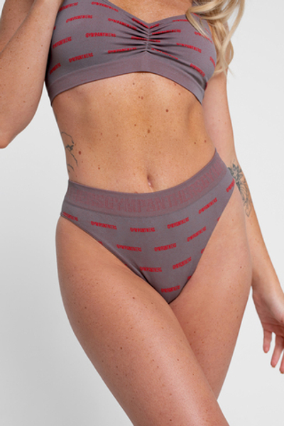 Бесшовные трусы с высокой посадкой из итальянской пряжи