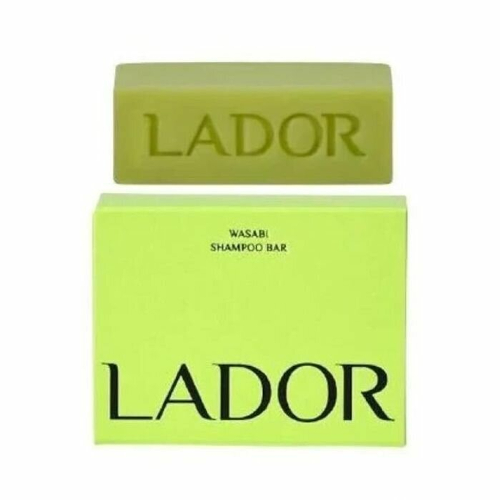 Lador Твёрдый бессиликоновый шампунь с васаби 115 г Wasabi Shampoo Bar