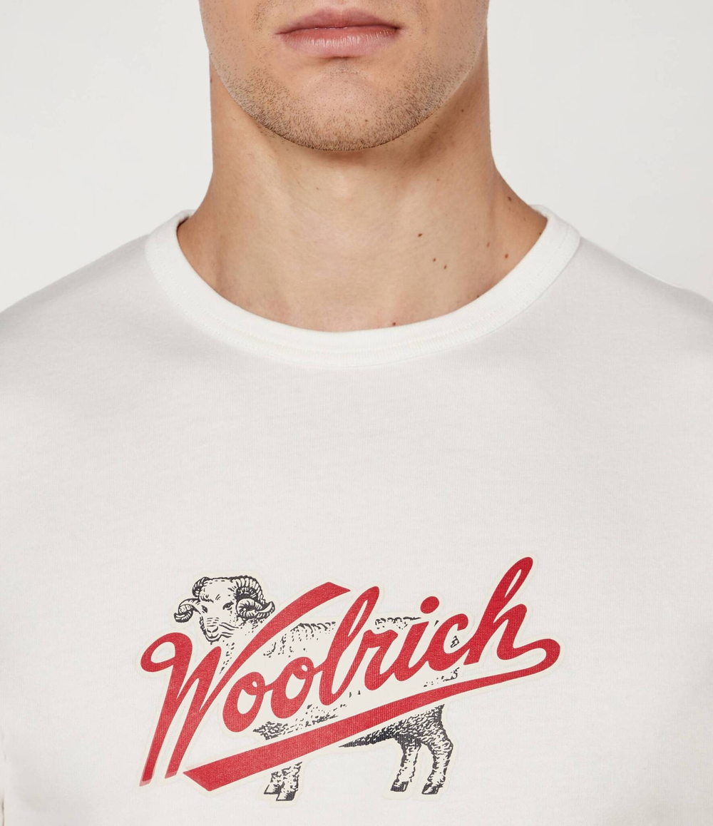 Футболка Woolrich - белый(CFWOTE0138MRUT3385)