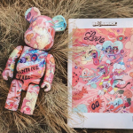 Дизайнерские игрушки BE@RBRICK x qq 100%400%, 4530956592558