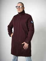 Тренч утепленный с меховым подкладом