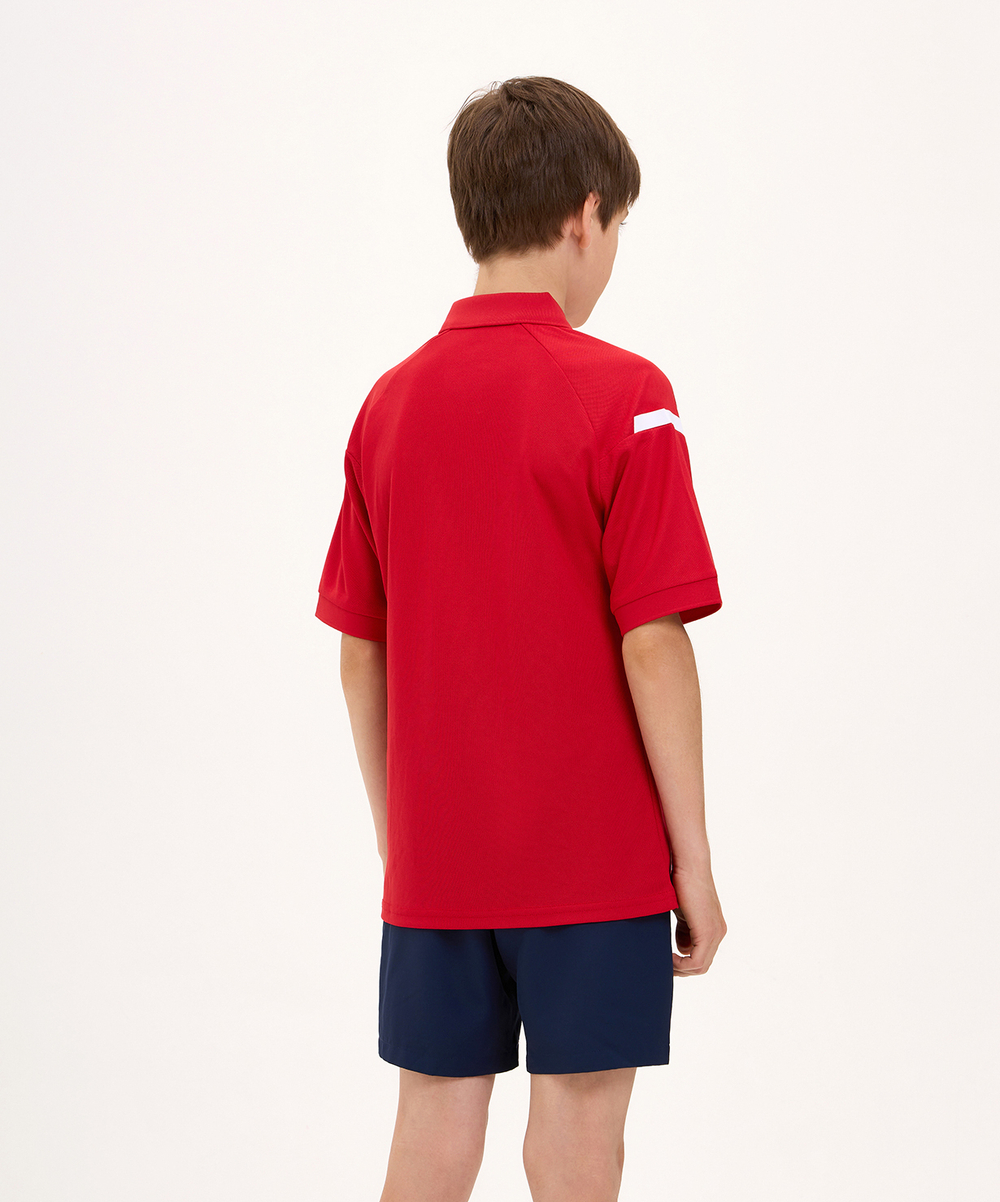 Поло CAMP 2 Poly Polo, красный, детский