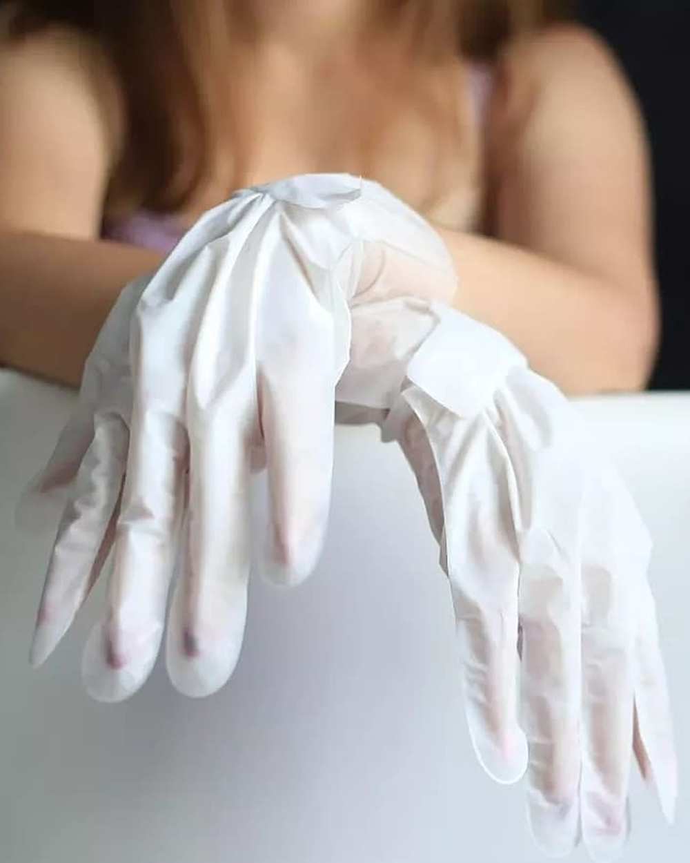 Медовая маска-перчатки для рук