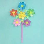 Ветрячок «Луговые цветы» d-30 см, 50 см, в ассортименте