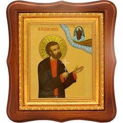 Виктор Краснов Агломазовский мученик. Икона на холсте.