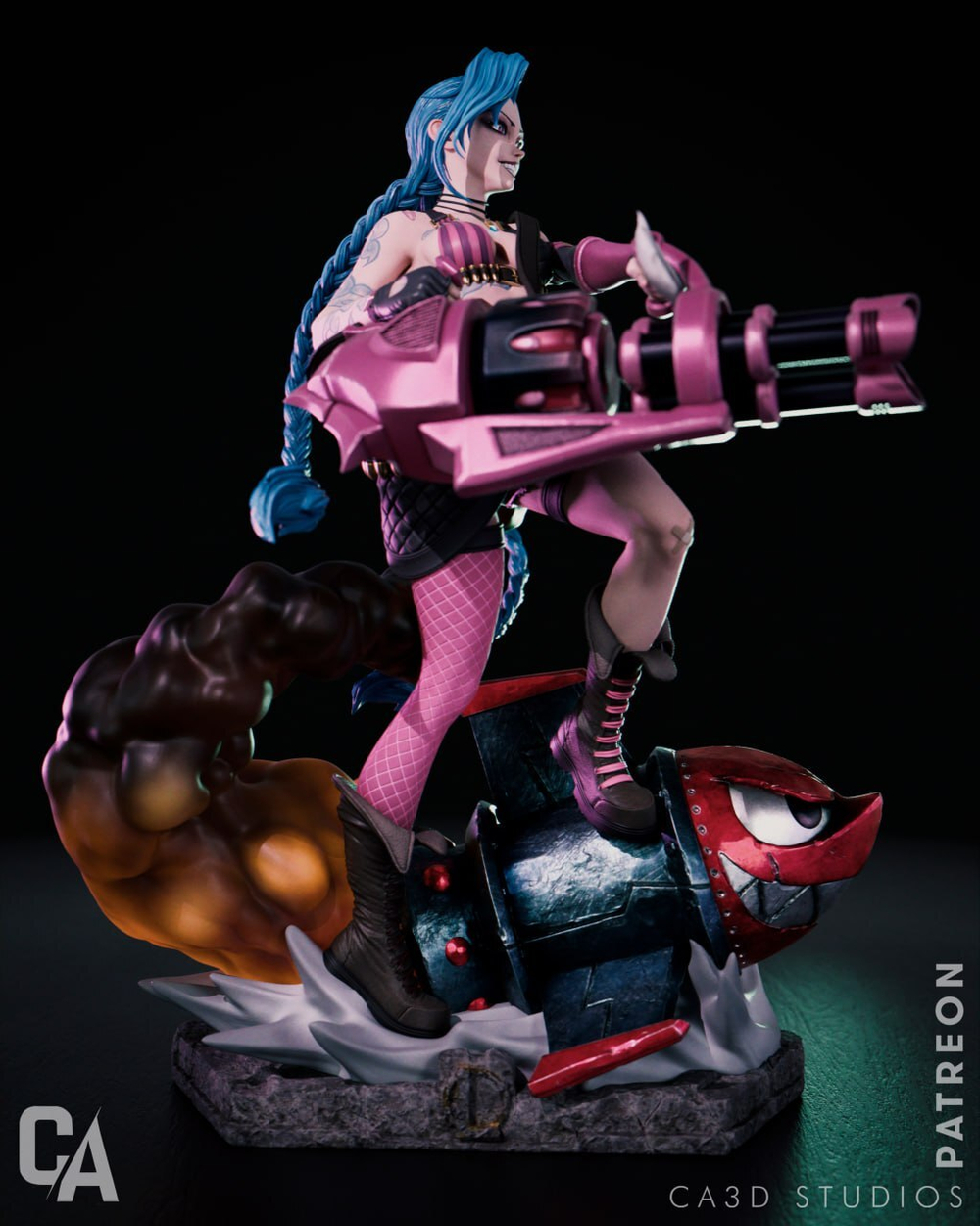 Фигуркаел Джинкс Лига легенд Jinx League of Legends