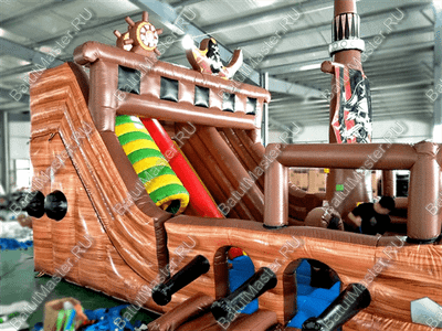 Надувной корабль "Весёлый Роджер Brown"