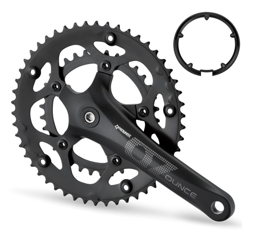 Система Prowheel ROAD 2x(9/8S) 50-34T, сталь, защита, 172.5, алюм, Chainline 43.5, под 110.5 черн.