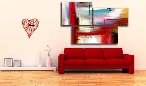 Модульная картина "Блоки абстракции"