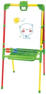 Мольберт желто-красный двусторонний МСФ