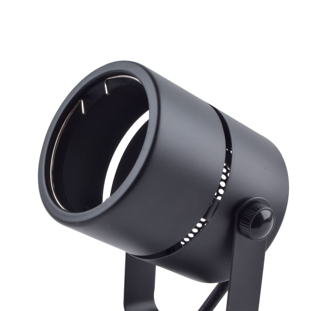 UBL-Q321 GU10-K BLACK SET41 Светильник-прожектор трековый. в составе набора из 4шт. на шинопроводе 1м. с коннектором. Под лампу GU10. Корпус черный. ТМ Volpe