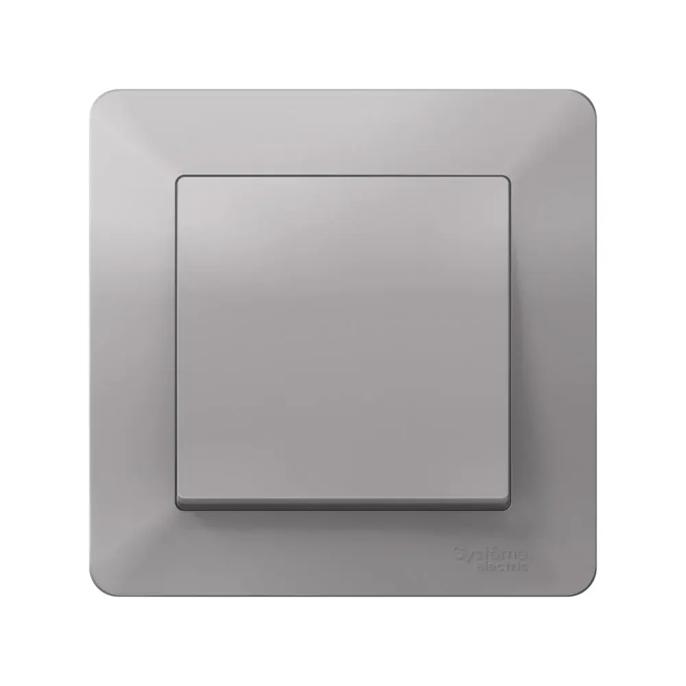 ATLASDESIGN AIR 1-постовая РАМКА, АЛЮМИНИЙ/дымчатый черный