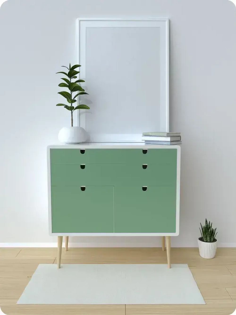 Аэрозольная краска в баллончике Elcon для мебели и декора, акриловая, быстросохнущая, 0.52 л, оливковая роща